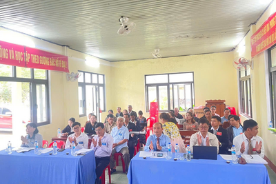 CHI BỘ THÔN GIA RY TỔ CHỨC ĐẠI HỘI CHI BỘ (ĐẠI HỘI ĐIỂM), NHIỆM KỲ 2025 - 2027
