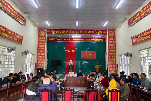 SƠN TRUNG: TỔ CHỨC LỄ TIỄN ĐƯA THANH NIÊN LÊN ĐƯỜNG NHẬP NGŨ NĂM 2025