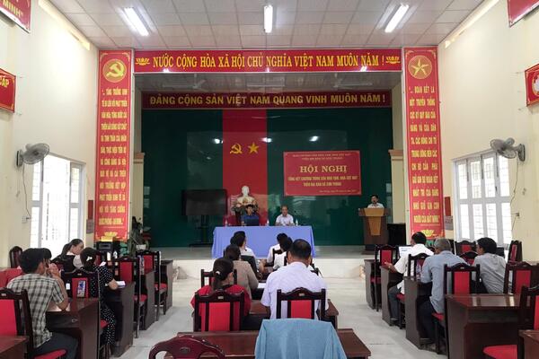 BAN CHỈ ĐẠO CHƯƠNG TRÌNH XÓA NHÀ TẠM, NHÀ DỘT NÁT TRÊN ĐỊA BÀN XÃ SƠN TRUNG TỔ CHỨC HỘI NGHỊ TỔNG KẾT CHƯƠNG TRÌNH XÓA NHÀ TẠM, NHÀ DỘT NÁT TRÊN ĐỊA BÀN XÃ NĂM 2025.